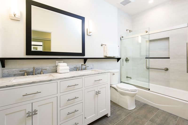Contemporary Bathroom with Vessel Sink