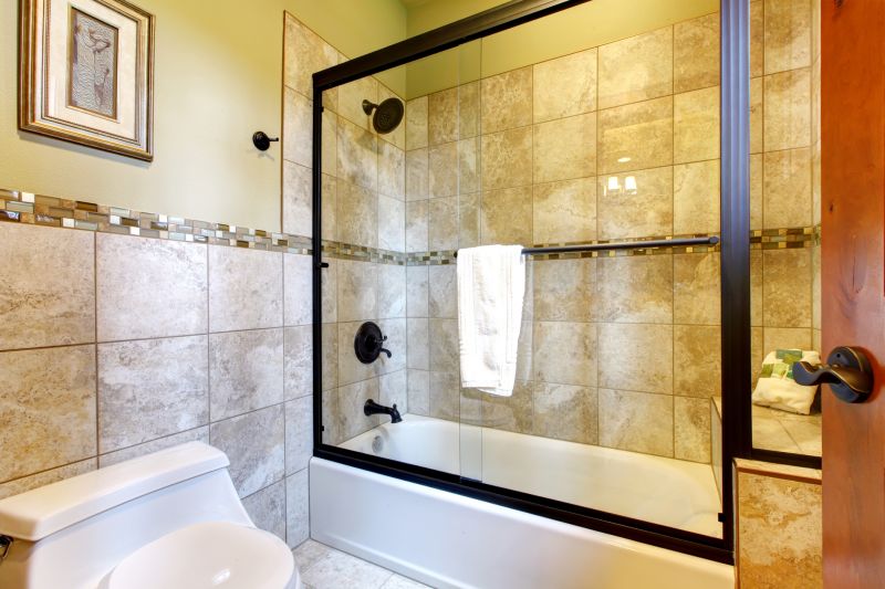 Sliding Door Shower Layout